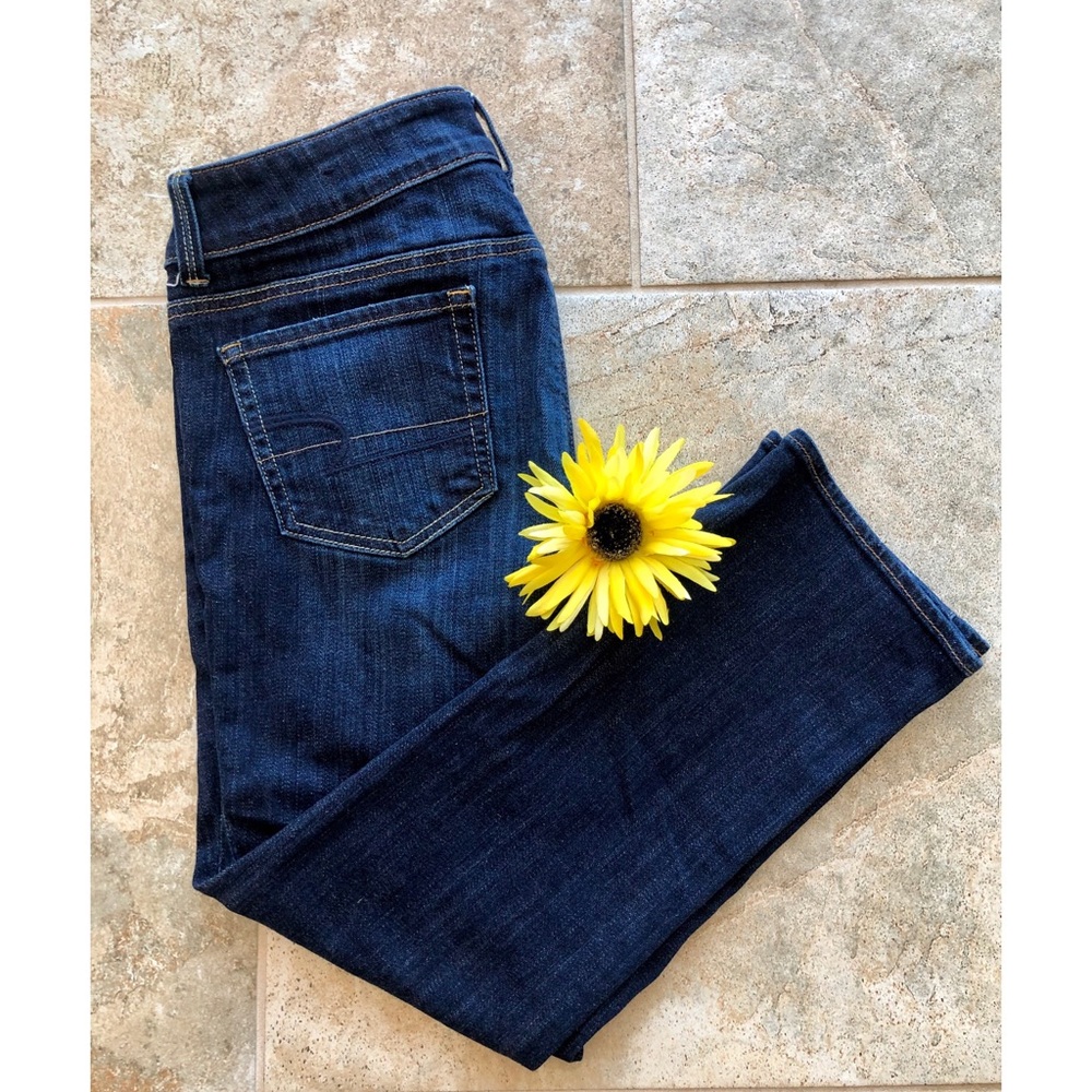 American Eagle Artist Cropped Jeans Size 8